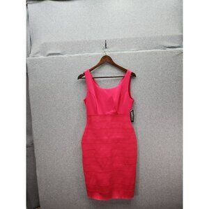 NY & Co. Pink Sleeveless Stretch Sheath Dress S